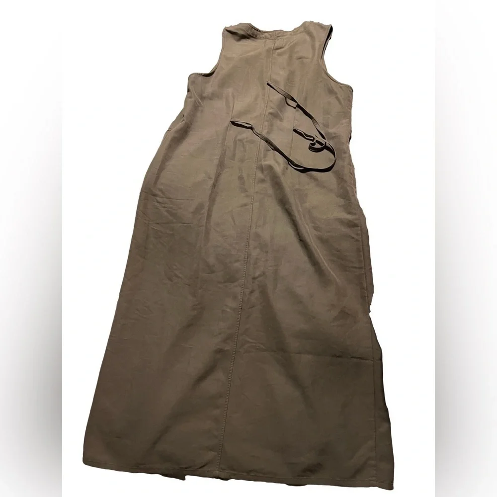 Vintage olive green utility dress - Picture 4 of 4